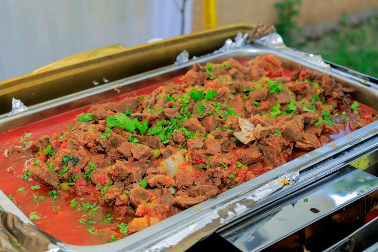 Delicious Catering Setup and Food Service