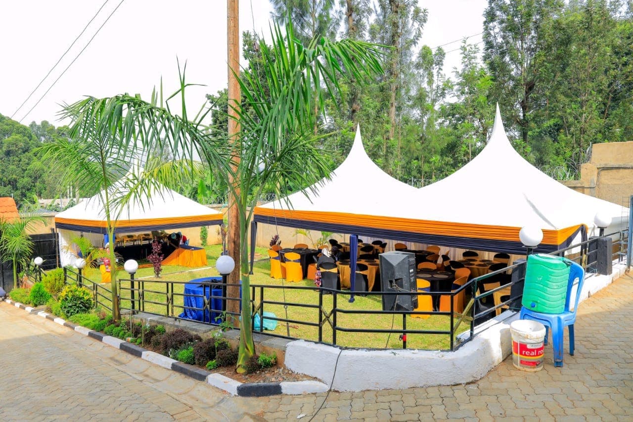 Event Guests and Banquet Buffet Line